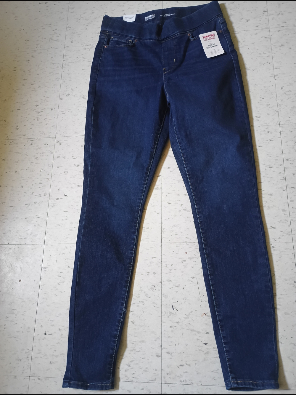 Signature by Levi Strauss Dark Blue Skinny Jeans